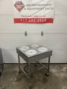 Belshaw H&I- 4 Donut Icer Table 240v Bowls/Lids Refurbished