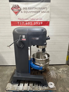 Hobart H600 60QT Mixer W/ Wire Whip, Flat Beater, Dough Hook, Bowl & Bowl Truck