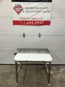 Hobart HRT5-3 Stainless Steel Roller/Discharge Table***NEW OPEN BOX***