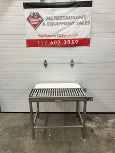 Hobart HRT5-3 Stainless Steel Roller/Discharge Table***NEW OPEN BOX***