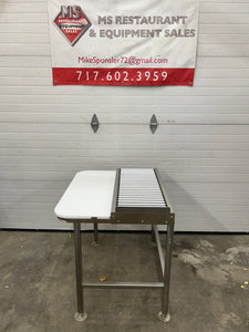 Hobart HRT5-3 Stainless Steel Roller/Discharge Table***NEW OPEN BOX***