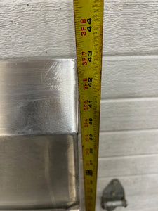 Hand Wash Sink with Pedestal, Stainless Steel Refurbished