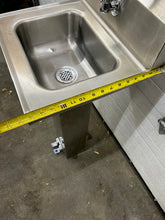 Load image into Gallery viewer, Hand Wash Sink with Pedestal, Stainless Steel Refurbished
