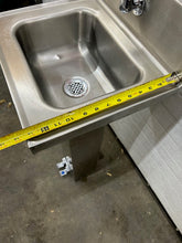 Load image into Gallery viewer, Hand Wash Sink with Pedestal, Stainless Steel Refurbished