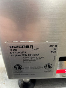 Bizerba 2017 GSPH Manual Deli Slicer Fully Refurbished Tested Working!