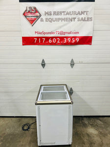Freezer Fusion Chest Freezer Glass Top (24X19x30) Refurbished