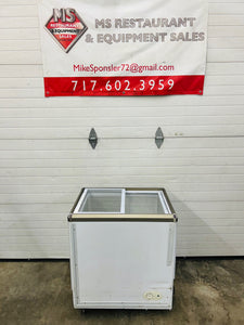 Freezer Fusion Chest Freezer Glass Top (24X19x30) Refurbished