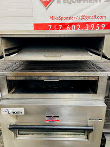 Lincoln Impinger 1132 Triple Stack 208v 3ph Electric Conveyor Pizza Oven