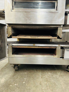 Lincoln Impinger 1132 Triple Stack 208v 3ph Electric Conveyor Pizza Oven