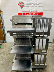 Lincoln Impinger 1132 Triple Stack 208v 3ph Electric Conveyor Pizza Oven