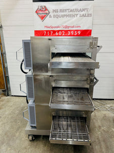 Lincoln Impinger 1132 Triple Stack 208v 3ph Electric Conveyor Pizza Oven