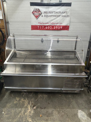 Traulsen TD078HT-ZSC01 Stainless Steel 78” Seafood Display Case Refurbished