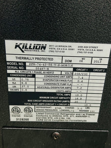 Killion Industries PFW-74-43-56-V-N-Mobile Commercial Refrigerated Display Case