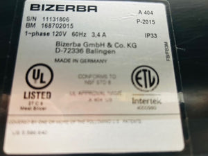 Bizerba A404 Gen 3 Fully Automatic Slicer Stacker System 2015 Fully Refurbished