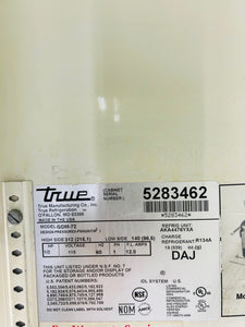 True GDM-72 3 door glass commercial Refrigerated  Merchandiser Refurbished