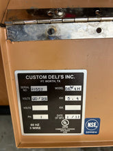 Load image into Gallery viewer, Custom Deli Inc DILW4H 2 Shelf Hot Food Merchandiser Heated Display Refurbished