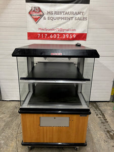 Custom Deli Inc DILW4H 2 Shelf Hot Food Merchandiser Heated Display Refurbished