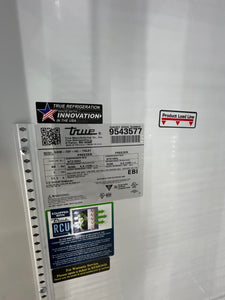 True GDM-72F-HC~TSL01 78" Three Section Display Freezer w/ Swing Doors - Bottom Mount Compressor, Black, 115v Refurbished