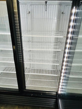 Load image into Gallery viewer, True GDM-72F-HC~TSL01 78&quot; Three Section Display Freezer w/ Swing Doors - Bottom Mount Compressor, Black, 115v Refurbished