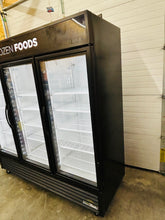 Load image into Gallery viewer, True GDM-72F-HC~TSL01 78&quot; Three Section Display Freezer w/ Swing Doors - Bottom Mount Compressor, Black, 115v Refurbished