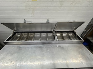 True TPP-67 Pizza Prep Table for 9 Pans - Two Door 67” Wide Fully Refurbished