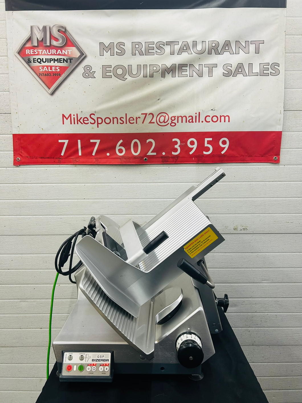 2015 Bizerba GSP HD Deli Slicer Fully Refurbished