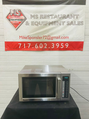 Amana RCS10TS 1000w Commercial Microwave w/ Touch Pad, 120v Refurbished