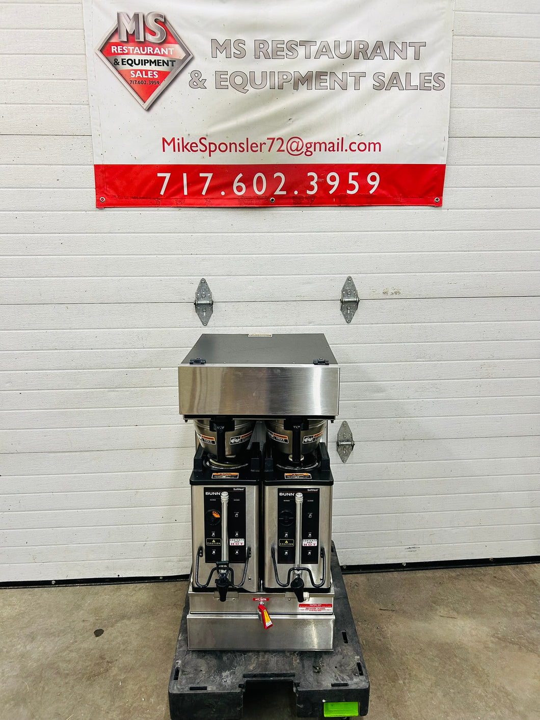 Bunn Dual SH DBC Coffee Brewer Refurbished & Working!