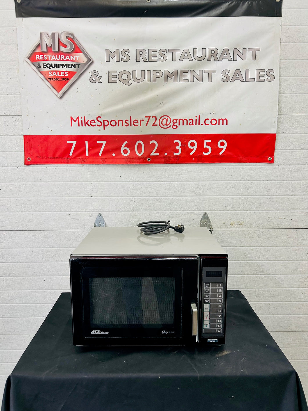 Amana RCS 10MPA Commercial Microwave 1000W 120v Refurbished & Works