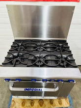 Load image into Gallery viewer, Imperial IR-6 36" 6 Burner Gas Range w/ Standard Oven, Natural Gas New Open Box