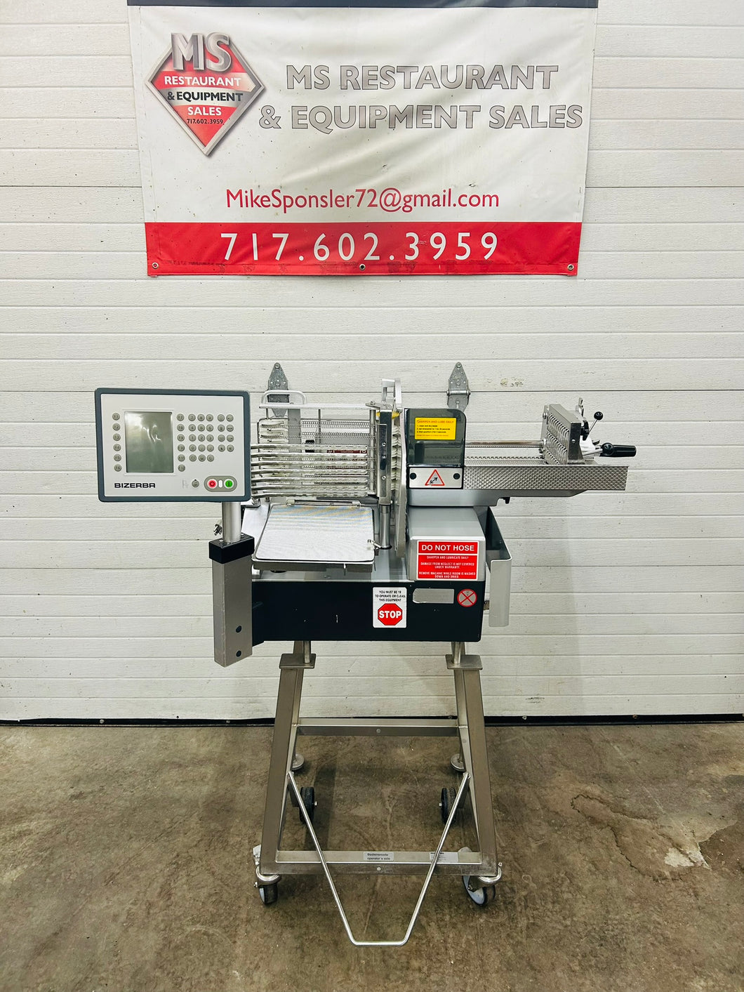 Bizerba A404 Fully Automatic Slicer Stacker System 2012 Fully Refurbished