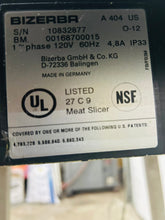 Load image into Gallery viewer, Bizerba A404 Fully Automatic Slicer Stacker System 2012 Fully Refurbished