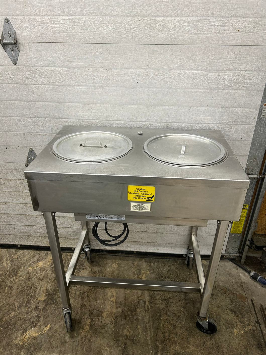 BELSHAW H&I-2 Icer 2-BOWL, WATER-WARMED ICER FOR DONUTS AND OTHER PRODUCTS