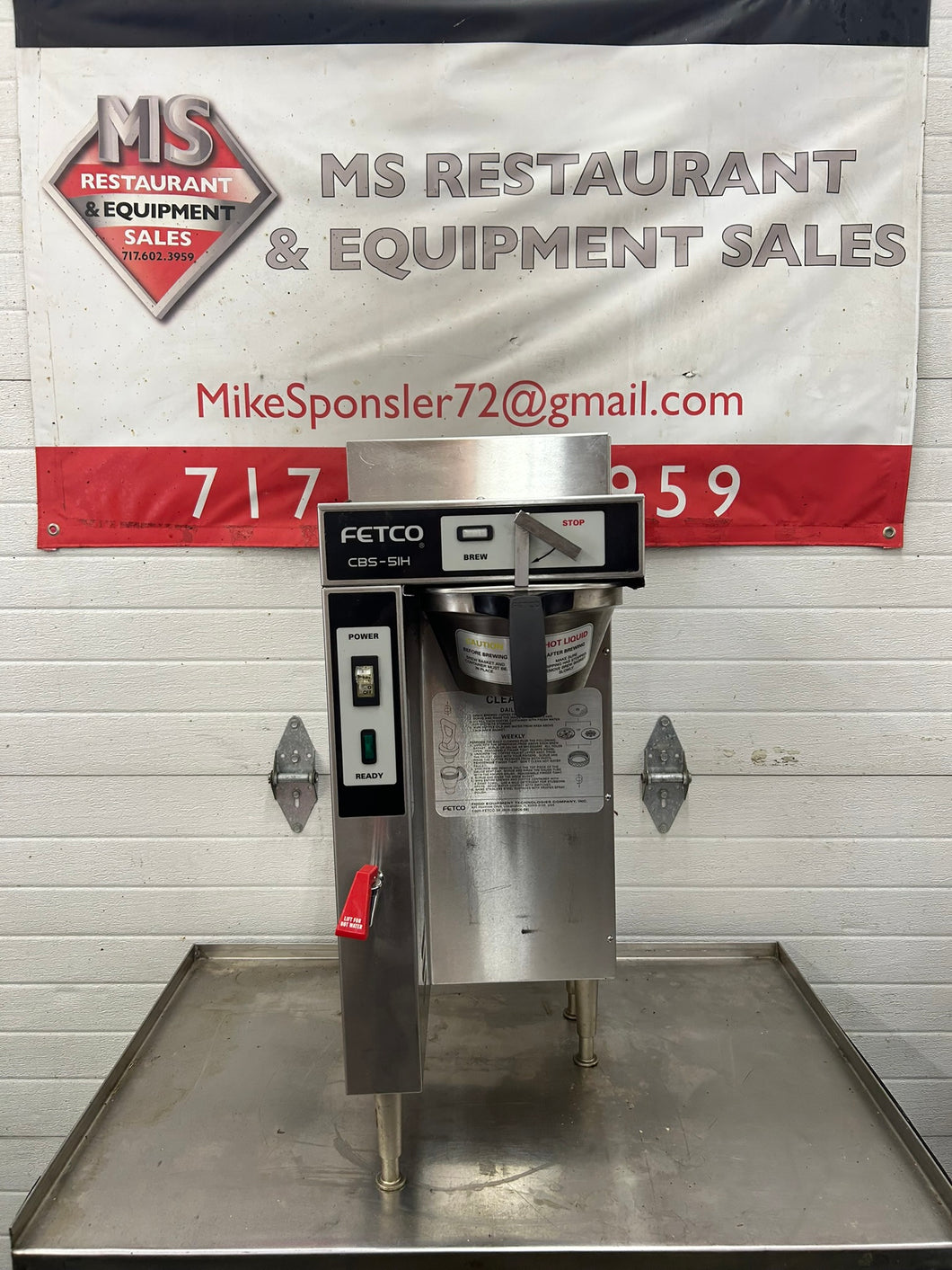 Fetco CBS-51H10 Single 1.0 Gallon Coffee Brewer Fully Refurbished