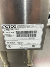 Load image into Gallery viewer, Fetco CBS-51H10 Single 1.0 Gallon Coffee Brewer Fully Refurbished