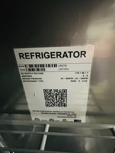 Hoshizaki UR27B Steelheart 27" W Undercounter Refrigerator Fully Refurbished