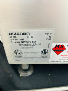 Bizerba GSPH 2015 Manual Deli Slicer Refurbished, Tested, Working!