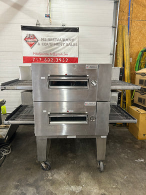 Lincoln Impinger 1600-015-AL Conveyor Pizza Oven Double Stack Fully Refurbished