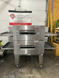 Lincoln Impinger 1600-015-AL Conveyor Pizza Oven Double Stack Fully Refurbished