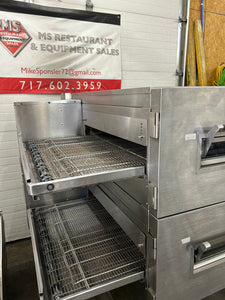 Lincoln Impinger 1600-015-AL Conveyor Pizza Oven Double Stack Fully Refurbished