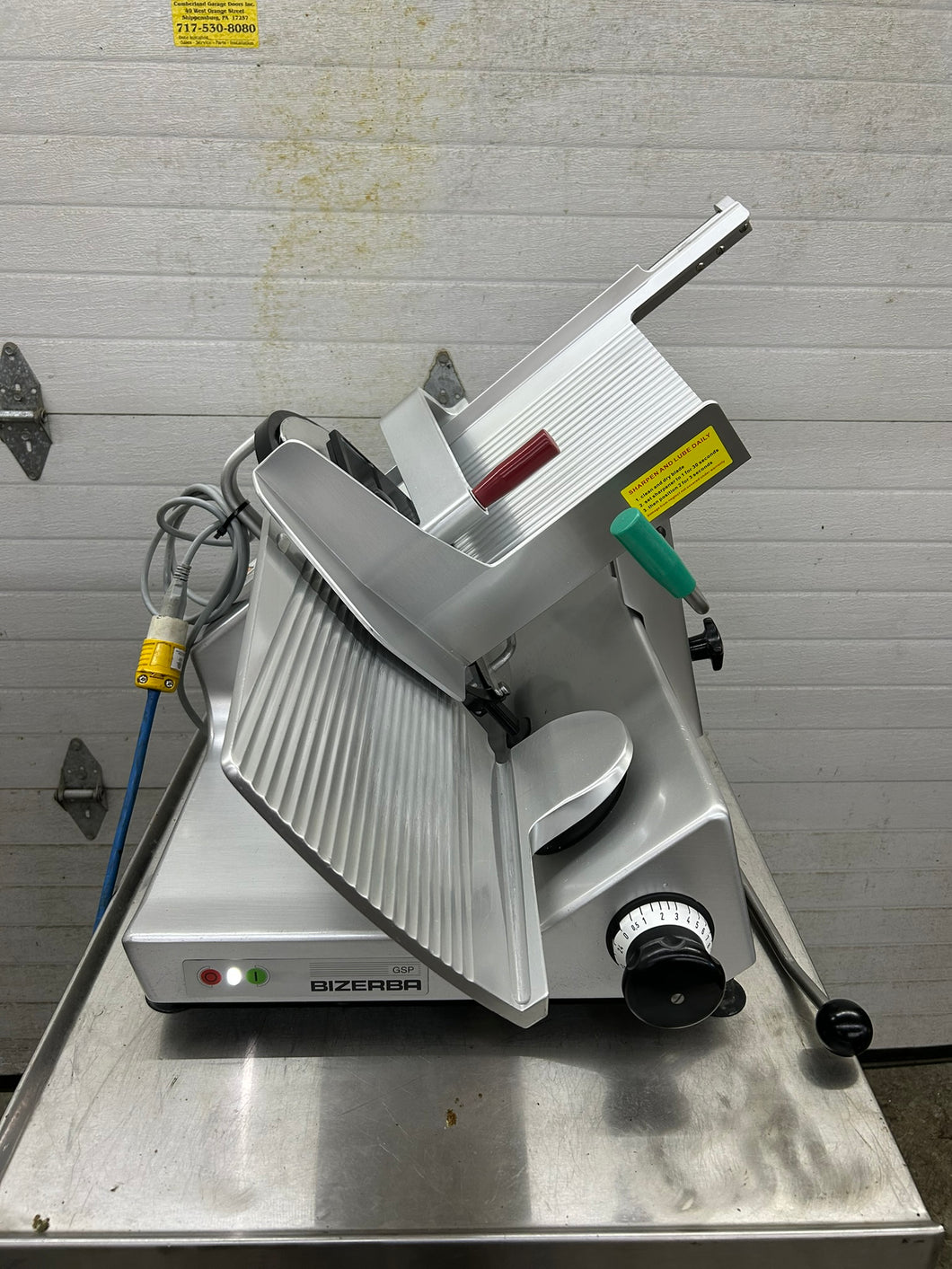 Bizerba GSPH 2016 Manual Deli Slicer Refurbished, Tested, Working