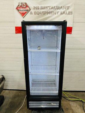 True GDM-12-HC-LD Single Swing Glass Door Merchandiser Refrigerator Refurbished Tested and Working