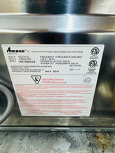 Load image into Gallery viewer, Amana RCS10TS 1000w Commercial Microwave w/ Touch Pad, 120v Refurbished Tested and Working!