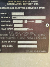 Load image into Gallery viewer, Turbochef HHC2020 High Speed Double Conveyor Pizza Ovens Fully Refurbished