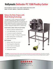 Load image into Gallery viewer, The Hollymatic Defender PC 1500 Poultry Cutter