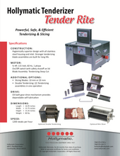 Load image into Gallery viewer, The Hollymatic Tender Rite Tenderizer