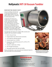 Load image into Gallery viewer, The Hollymatic HVT-30 Vacuum Tumbler
