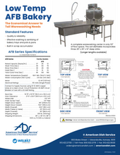 Load image into Gallery viewer, American Dish Service AFB BAKERY UPRIGHT DISH MACHINE