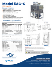 Load image into Gallery viewer, American Dish Service 5-AG-S UPRIGHT DISH MACHINE