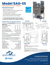 Load image into Gallery viewer, American Dish Service 5-AG-ES UPRIGHT DISH MACHINE